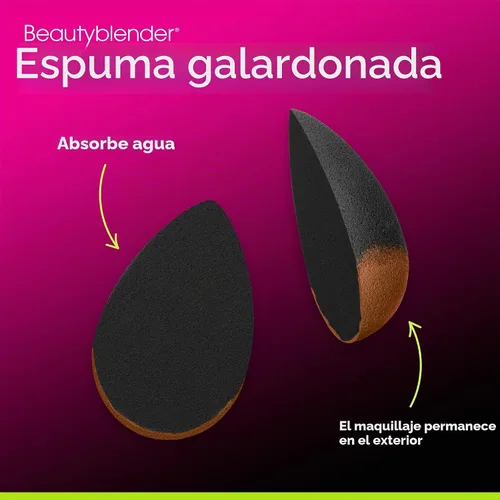 Vista 7 de beautyblender micro.mini pro: Mini esponjas de maquillaje para licuadora de belleza, perfectas para contornear y enmascarar, veganas y libres