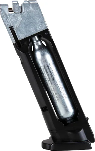 Vista 3 de Umarex HK Heckler & Koch VP9 Blowback Pistola de aire BB calibre .177, cargador de repuesto de 18 disparos (solo mag), color negro