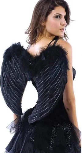 Vista 4 de leiwo - Alas de ángel para niños y adultos, Halloween, Navidad, cosplay, fiesta, disfraz de ángel, alas