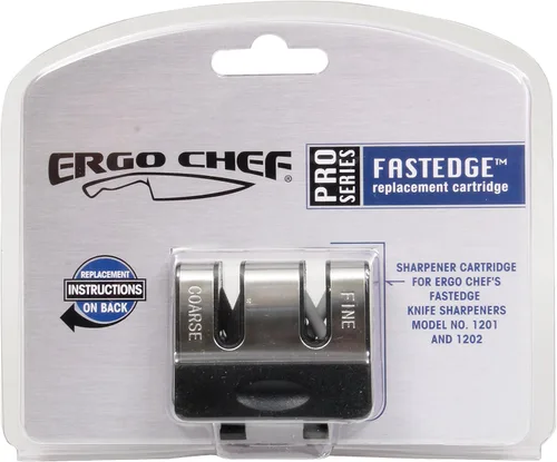 Vista 6 de Ergo Chef Fastedge - Afilador de cuchillos de 2 etapas, afilador de cuchillos de cocina de mesa, carburo de tungsteno y inserciones de cerámica Negro