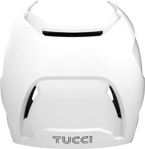 Vista 4 de TUCCI Potenza - Casco de bateo con solapa de mandíbula, S/M, blanco mate, bateador diestro