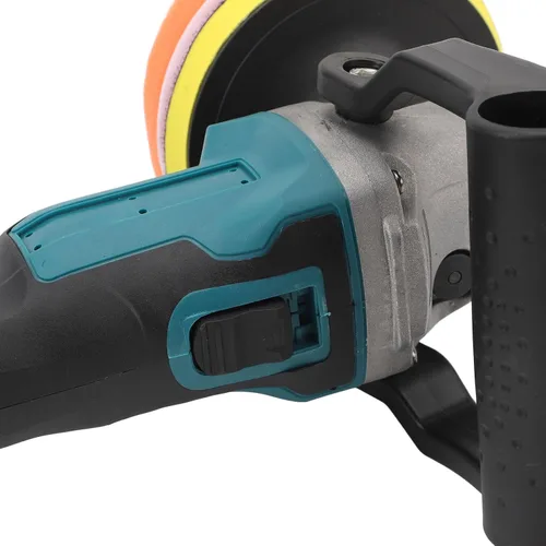 Vista 8 de Cordless Buffer Polisher 18V 6 Speed 2000 to 4800RPM with LCD Display Ergonomic Handle for Car Waxing Polishing Paint Defect Oxidation Treatment