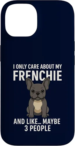 Vista 4 de I Care About My Frenchie & 3 People French Bulldog Owner Case for iPhone XR