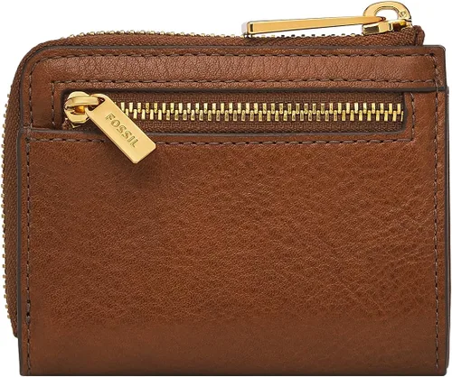 Vista 3 de Fossil Cartera Liza de piel con cremallera L para mujer