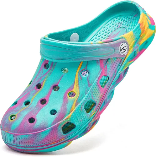 Vista 10 de HOBIBEAR - Zuecos de jardín unisex para hombre y mujer
