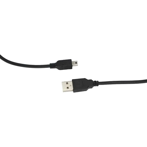 Vista 2 de HAUZIK Paquete de 2 cables de carga rápida USB-A a Mini USB 2.0, 10 pies, color negro