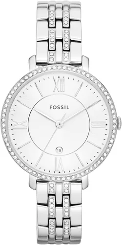 Vista 10 de Fossil Women's Jacqueline Leather Watch Cuero azul/oro rosa