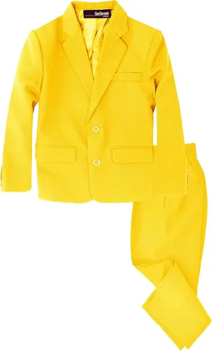 Vista 9 de Gino Giovanni - Conjunto de traje formal para niño (2 piezas)