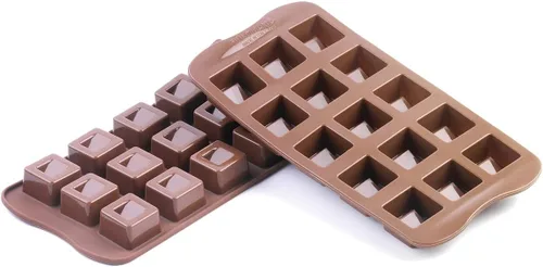 Vista 6 de Silikomart Molde de silicona para chocolate fácil, flores
