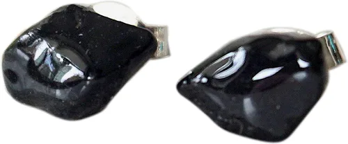 Vista 51 de Pendientes de tuerca de cristal de piedra natal aleternativa para mujer y hombre