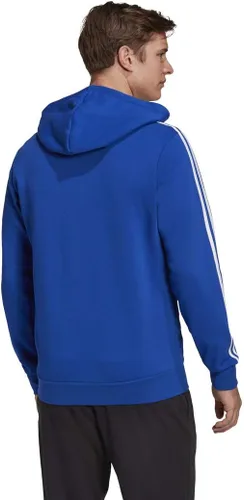 Vista 2 de adidas Forro polar Essentials con 3 rayas con cremallera completa para hombre