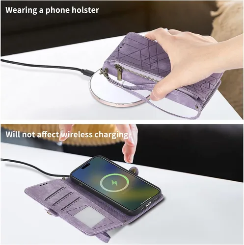 Vista 7 de Asuwish Funda para teléfono Motorola Edge + Plus 2022/Edge X30/30 Pro con protector de pantalla de vidrio templado y soporte para tarjetas