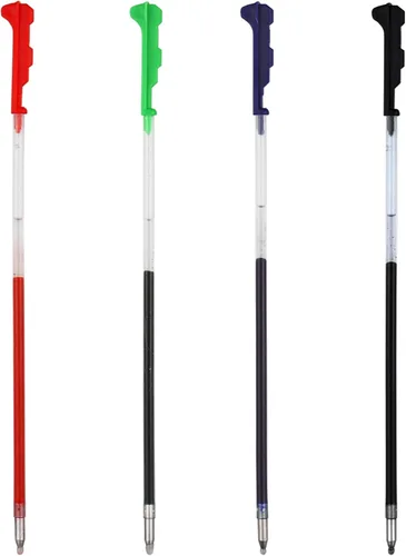 Vista 8 de DunBong Recambios de bolígrafo de tinta de 0.020 in, repuestos de repuesto, paquete de 10 unidades, color negro, azul, rojo, verde (10 unidades)