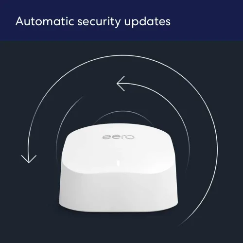 Vista 6 de Extensor de wifi Amazon eero 6 con 1 mes gratis de eero Plus (renovación automática): Agrega hasta 1500 pies cuadrados de cobertura Wi-Fi 6 a tu red