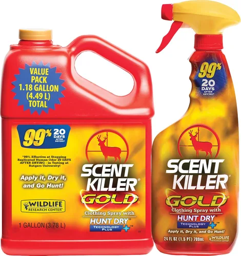 Vista 9 de Wildlife Research paquete combinado dorado mata olores en aerosol, 44 onzas