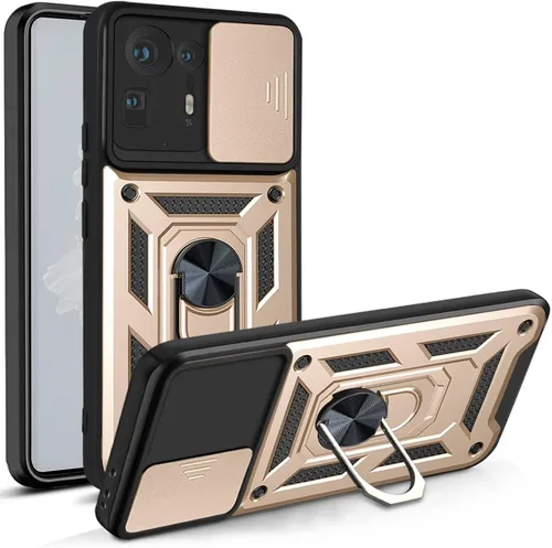 Vista 230 de Compatible con Tecno Pova Neo 2 Bracket Shell, con cubierta deslizante para lente de cámara compatible con Tecno Pova Neo 2 LG6n Case Negro