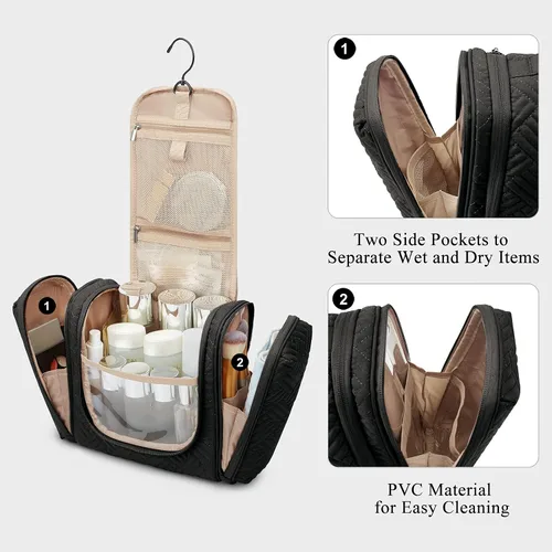 Vista 7 de BAGSMART Bolsas de viaje con bolsa de aseo, Bagsmart Neceser y bolsas de viaje