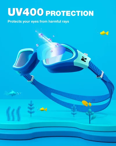 Vista 2 de ZIONOR Gafas de Natación para Niños, G1MINI SE Gafas de Natación Antivaho para Niño Niña 6-14