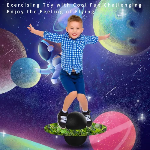 Vista 2 de Pogo Ball for Kids Adults, Balance Toy for Active Indoor Outdoor Play Active bouncing toy that builds balance and coordination. Durable design.