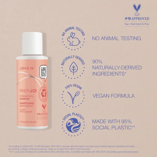Vista 5 de Joico InnerJoi Strengthen Shampoo Color-Protection & Shine