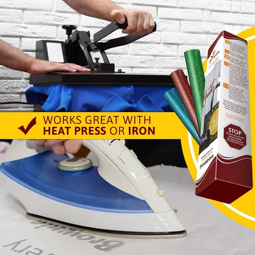 Vista 124 de Firefly Craft - Lámina de vinilo 3D de transferencia de calor, vinilo HTV grueso de 3 dimensiones, para planchar para usar con Cricut y Silhouette