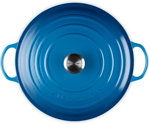 Vista 4 de Le Creuset Signature Horno de Chef de Hierro Fundido, 7.5qt, Marseille