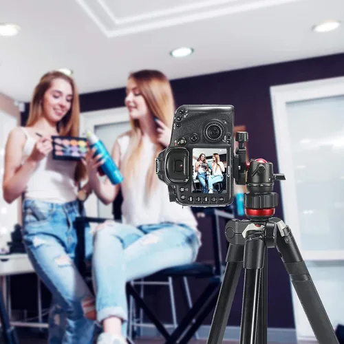 Vista 6 de SmallRig Mini Cabeza de Bola, Cabeza de Trípode para Cámara Panorámica 360° con Tornillo de 1/4" y Montaje de Rosca de 3/8" y Placa de Liberación