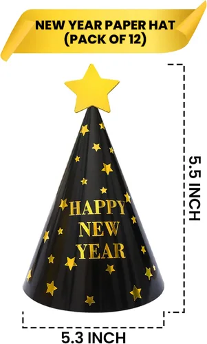Vista 2 de KatchOn, Happy New Year Hats - New Year Eve Party Hats & Decorations 2025