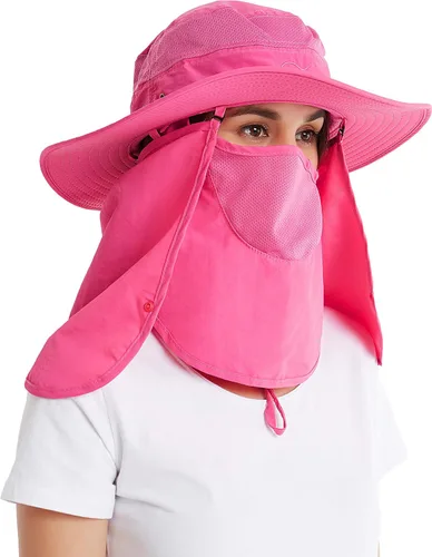 Vista 22 de Gorra de pesca Ddyoutdoor™ 07–281. Moda, verano, protección solar al aire libre, con cuello y visera de ala ancha