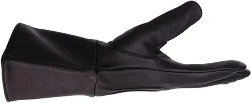 Vista 7 de Guantelete medieval de cuero Cosplay guantes de brazo largo puño