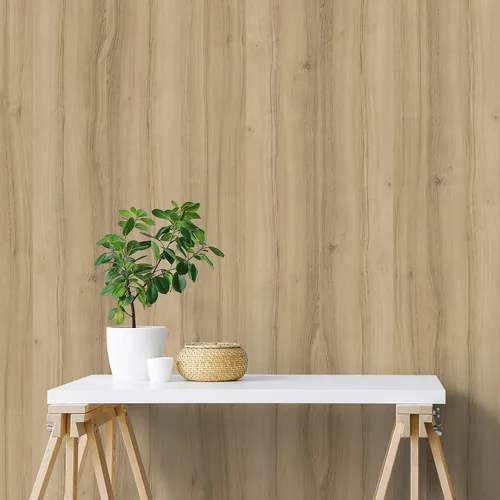 Vista 7 de CHIHUT Papel de contacto de grano de madera de roble claro de 12 x 100 pulgadas, papel tapiz de madera gruesa, impermeable, autoadhesivo, papel