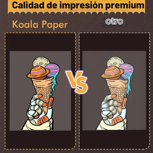 Vista 5 de Koala Película de transparencia láser, 8.5 x 11 pulgadas, 20 hojas de película transparente OHP