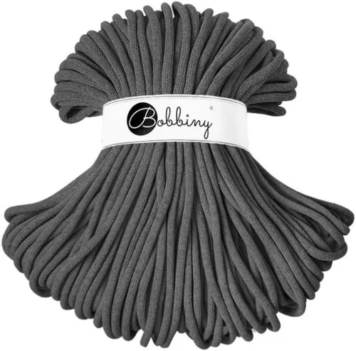 Vista 5 de Bobbiny - Cordón trenzado de macramé jumbo de 9 mm (color aloe), 108 yardas/330 pies