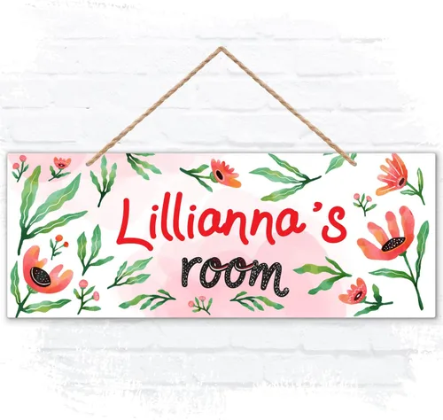 Vista 18 de Letrero personalizado con nombre de niña/niño, letrero decorativo personalizado para dormitorio de niños, tienda de campaña de castillo, Navidad