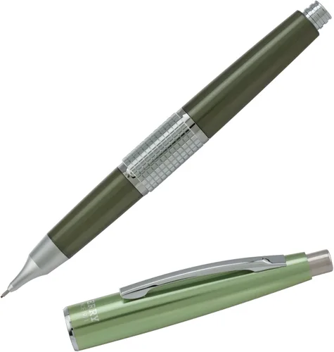 Vista 7 de Pentel Sharp Kerry - Portaminas de 0.020 in, barril gris metálico, paquete de 1 (P1035N)
