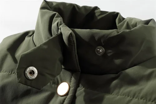 Vista 4 de Mud Kingdom Chaleco para niños y niñas, chaqueta cálida con cuello alto para invierno