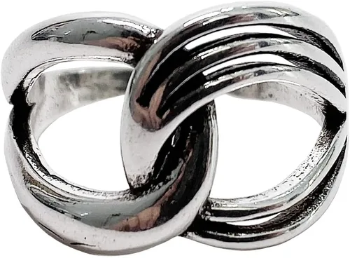 Vista 31 de Anillos de banda ancha de plata de ley 925 vintage hechos a mano para mujeres/hombres, anillo ajustable para el pulgar