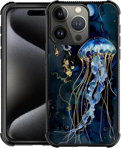 Vista 300 de Funda compatible con iPhone 15, diseño de elefantes africanos, diseño increíble a prueba de golpes, antiarañazos, carcasa trasera de policarbonato