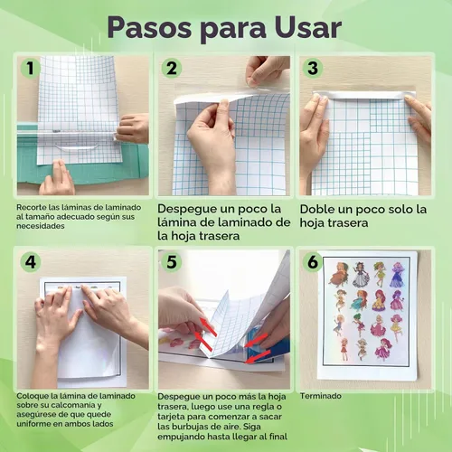 Vista 7 de Koala - Hojas de laminación autoadhesivas de 9 x 12 pulgadas para calcomanías, fotos, 20 hojas, no necesita máquina