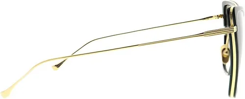 Vista 3 de Gafas de sol Dita Sunbird 21013 A-BLK-GLD Black18K Oro con Gris Oscuro a Claro-AR