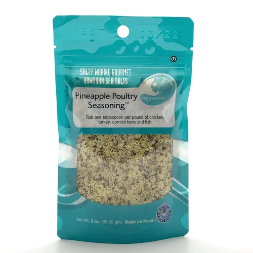 Vista 9 de Salty Wahine Gourmet Hawaiian Sea Salts, Lava negra, 4 onzas
