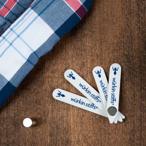 Vista 5 de Stiff-N-Stay Plastic Magnetic Collar Stays by Würkin Stiffs