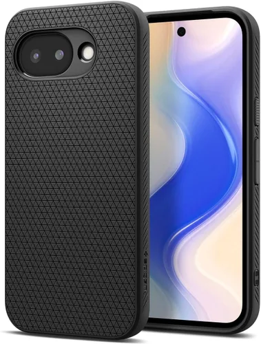 Vista 16 de Spigen Funda para Pixel 8, Liquid Air (2023) [Sin Anillo Magnético] [Protección de Grado Militar] - Abyss Green