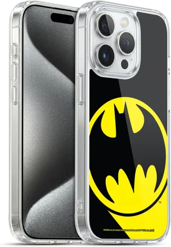 Vista 357 de Head Case Designs Funda de gel con licencia oficial de Batman DC Comics Bat Signal Logos [protección de grado militar] compatible con Apple iPhone 7