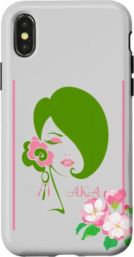 Vista 5 de Black Sorority Excellence Beautiful Woman Pink & Green Case for iPhone 17