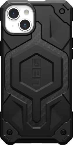 Vista 7 de URBAN ARMOR GEAR UAG - Funda compatible con iPhone 15 Plus de 6.7 pulgadas, Monarch Pro de fibra de carbono con imán integrado compatible con carga