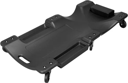 Vista 10 de BIG RED 36" Creeper Acolchado de Garaje/Taller de 2 Piezas con Ruedas, Carrito de Mecánico con Reposacabezas y 6 Ruedas, Rojo TR7565R Torin