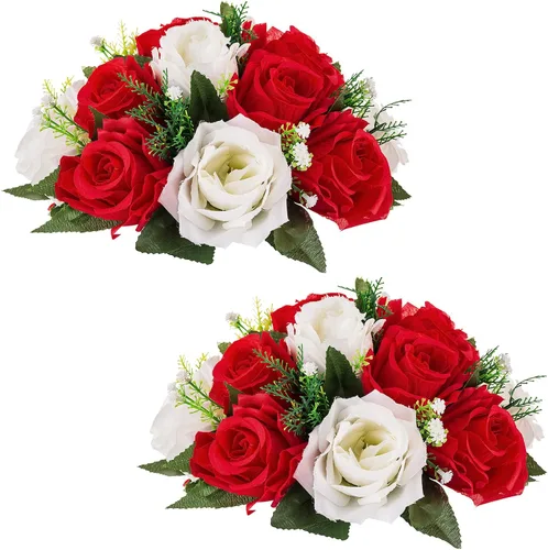 Vista 48 de NUPTIO Rosas Artificiales Negras Flores: Ramo de Flores Falsas Decoraciones de Halloween - 15 Cabezas Centros de Mesa de Rosas Artificiales con Base