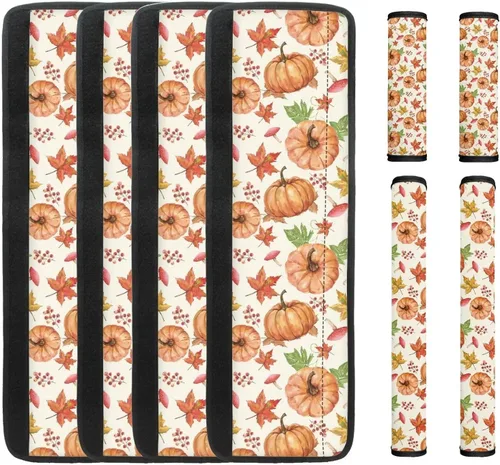 Vista 10 de DISNIMO Fundas para manija de puerta de refrigerador con calabaza otoñal, 8 piezas Kithchen para nevera, microondas, horno, lavavajillas, protector