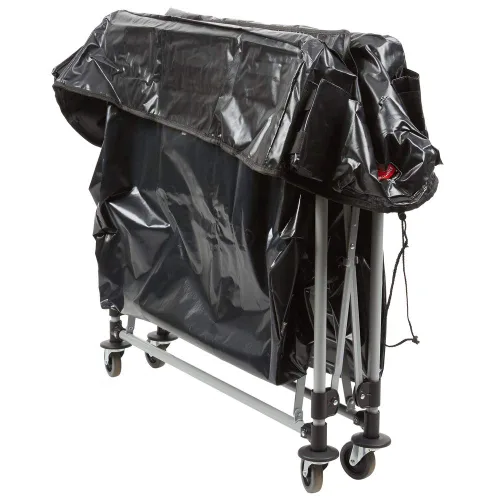 Vista 5 de Rubbermaid Commercial Products, Cubierta para Rubbermaid Plegable de 8 bushels y Carrito Multi-Stream X con Tapa de Acceso Rápido y Múltiples